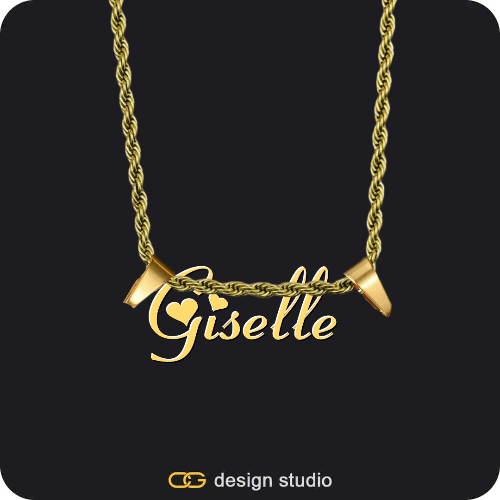 Hexagon initial necklace - O,The Essential Name Necklace,Item Personalization