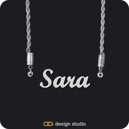 Grand victorian initial necklace - U / Silver,The Essential Name Necklace,Item Personalization