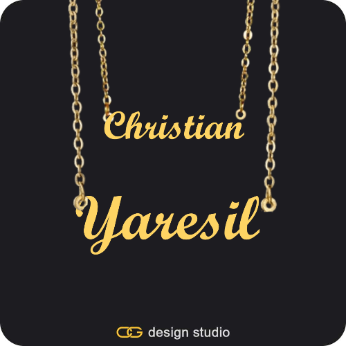 The Essential Name Necklace: Double Layer