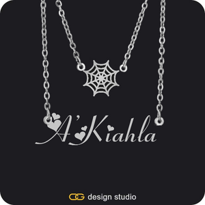The Essential Name Necklace: Double Layer
