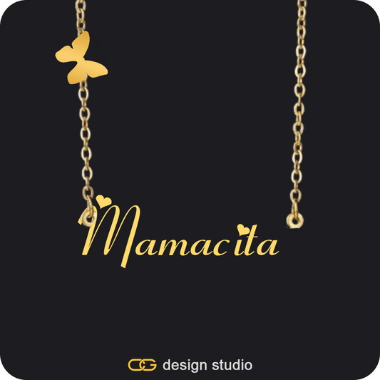 The Essential Name Necklace: Charm