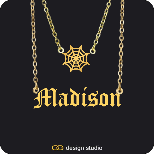 The Essential Name Necklace: Double Layer