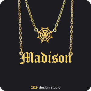 The Essential Name Necklace: Double Layer