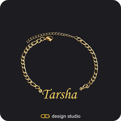 Custom Photo Pendant - Gold / Heart / Cuban (10mm),The Essential Name Bracelet