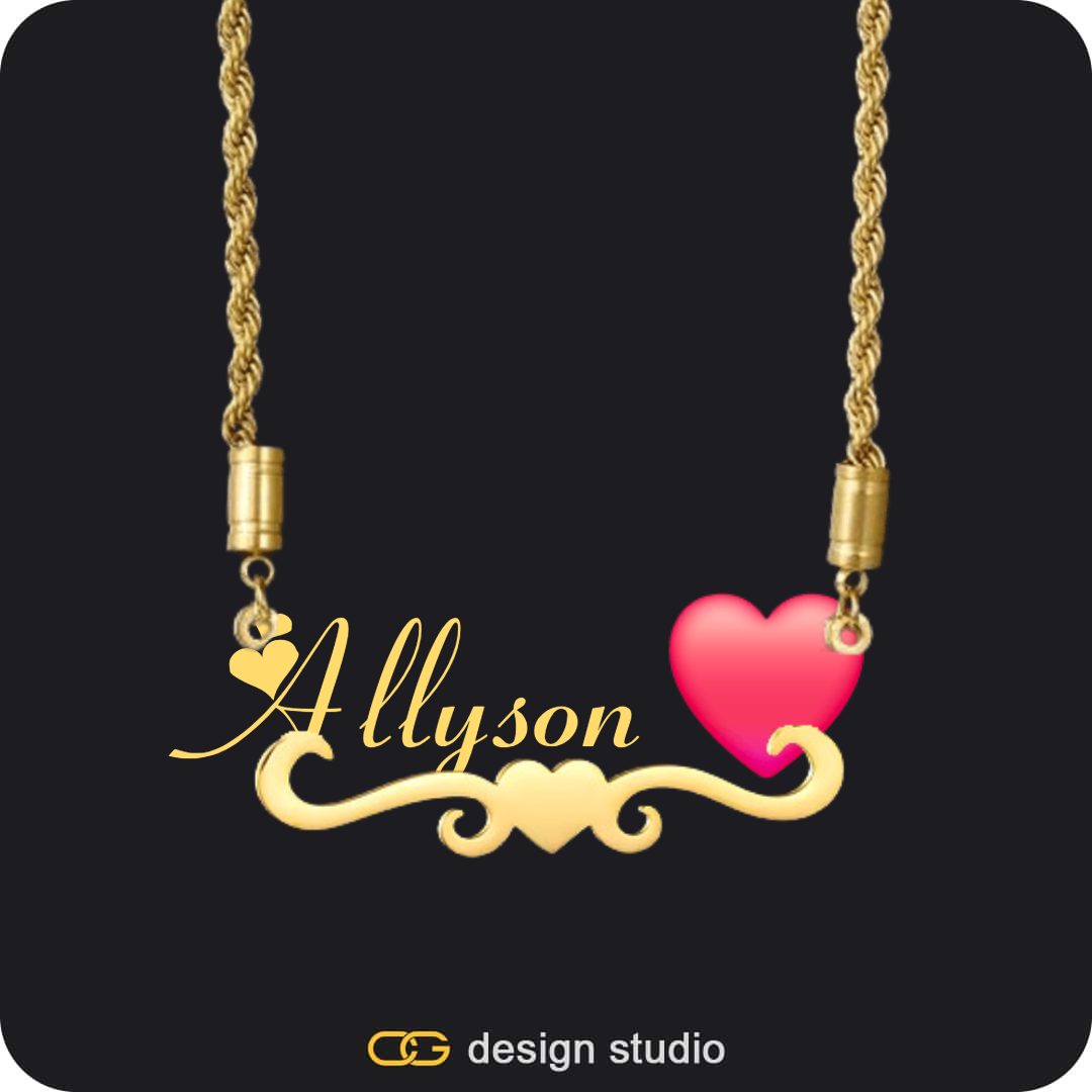 The Essential Name Necklace: Underline,Item Personalization