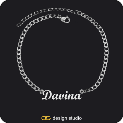 His & Hers Name Necklaces,The Essential Name Bracelet,The Essential Name Necklace,Item Personalization