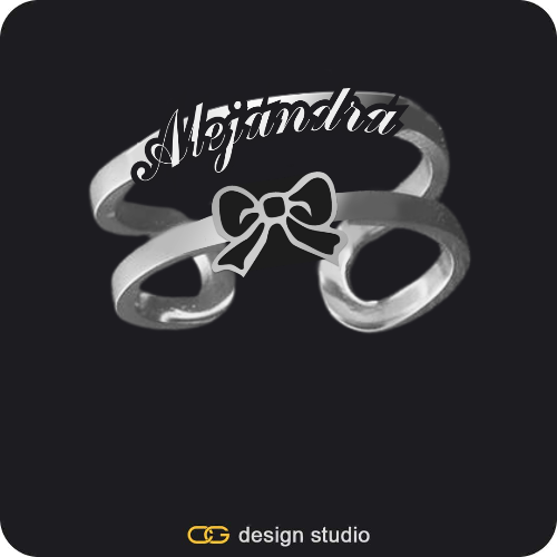 The Bold Name Ring