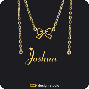 The Essential Name Necklace: Double Layer