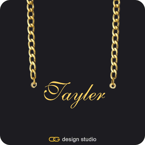 The Essential Name Necklace: Cuban chain,The Essential Name Necklace,Item Personalization