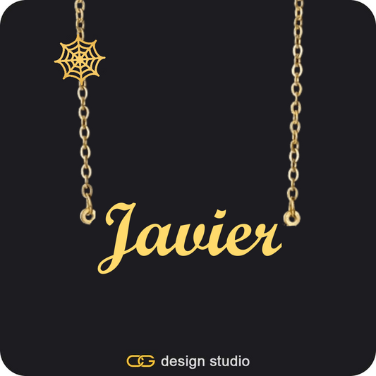 The Essential Name Necklace: Charm