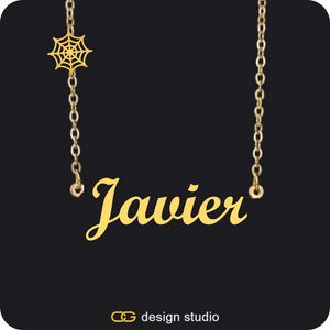 The Essential Name Necklace: Charm