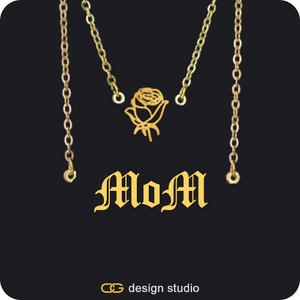 Hexagon initial necklace - Z,The Essential Name Necklace: Double Layer