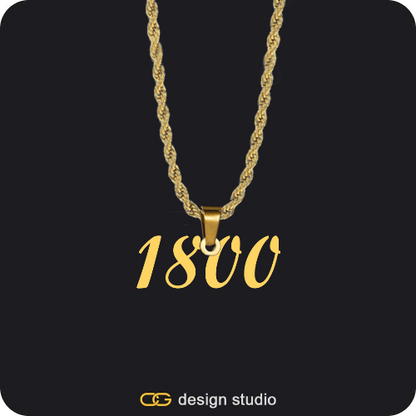 The Essential Name Necklace: Glitter,The Essential Name Necklace: Looped,Item Personalization