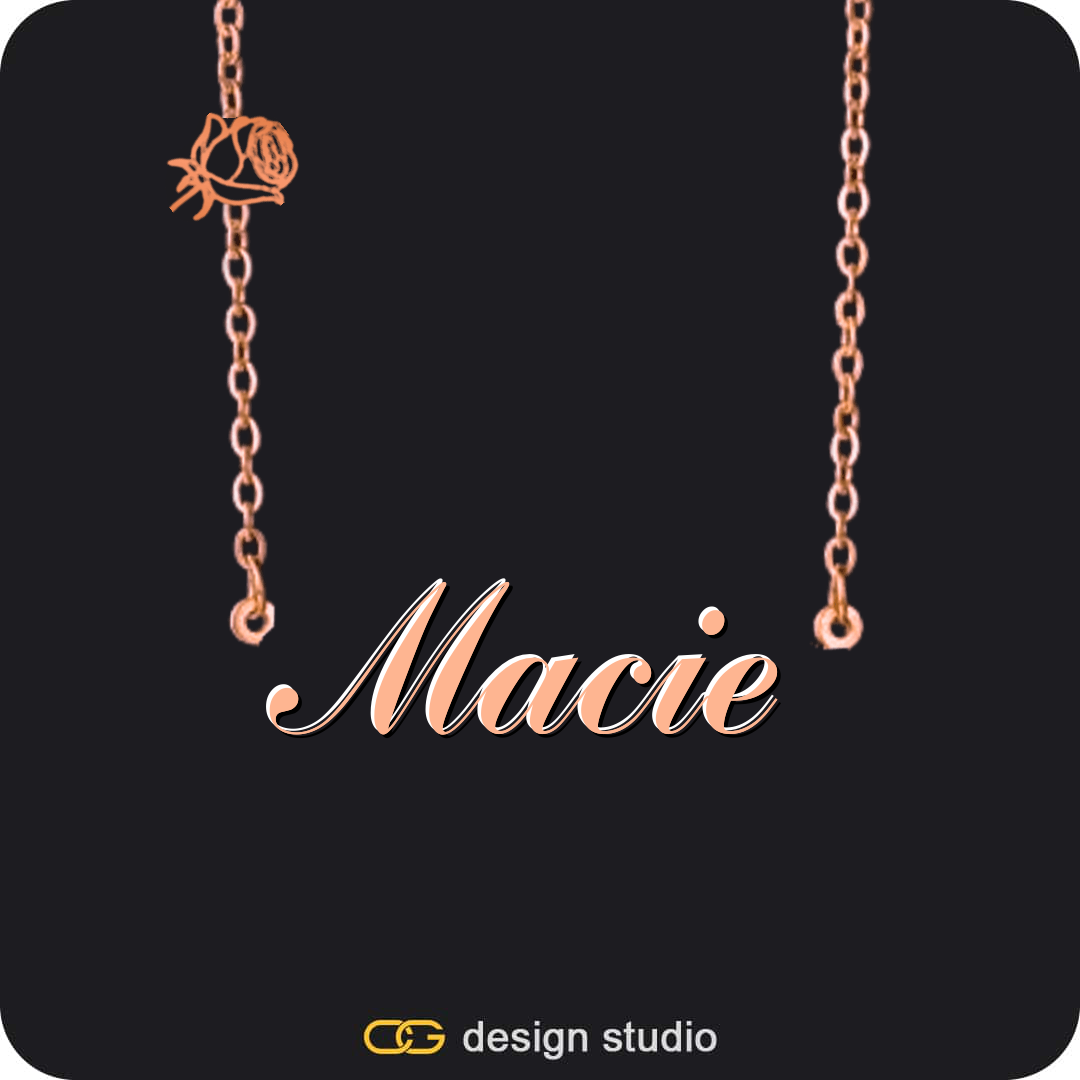 The Essential Name Necklace: Charm