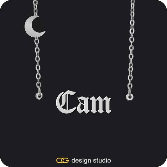 The Essential Name Necklace: Charm