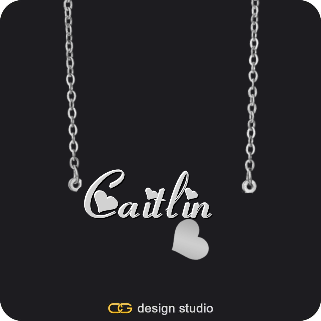 The Essential Name Necklace: Charm