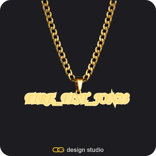 The Spotlight Double Plated Name Necklace,The Spotlight Double Plated Name Necklace,Butterfly initial necklace - G,The Essential Name Necklace,Item Personalization