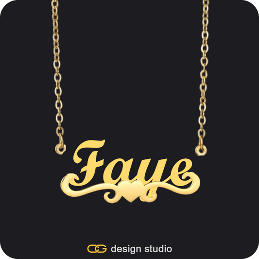 The Essential Name Necklace: Underline