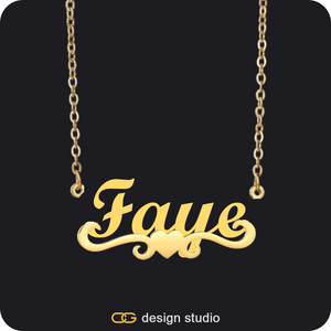 The Essential Name Necklace: Underline