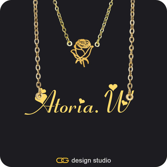 The Essential Name Necklace: Charm,Item Personalization