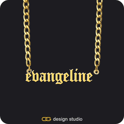 Hexagon initial necklace - O,The Essential Name Necklace,Item Personalization