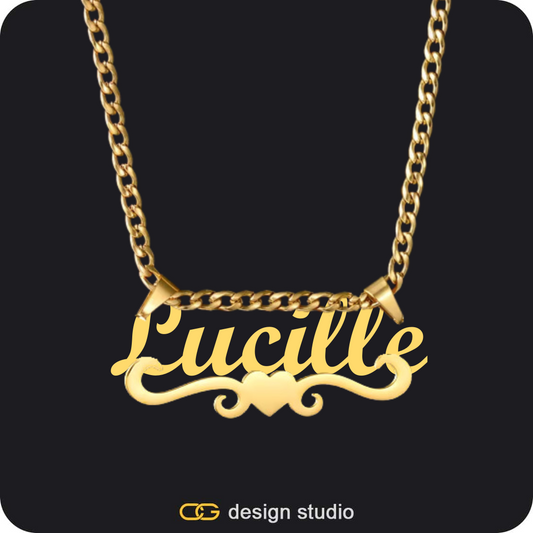 The Essential Name Necklace: Underline,Item Personalization
