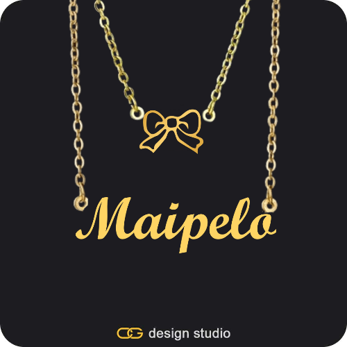 The Essential Name Necklace: Double Layer