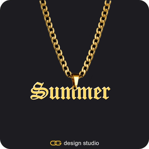 The Essential Name Necklace,Item Personalization