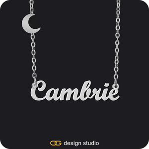 The Essential Name Necklace: Charm