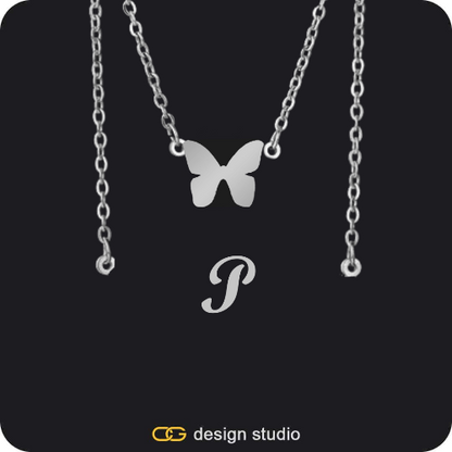 The Spotlight Double Plated Name Necklace,The Essential Name Necklace: Double Layer