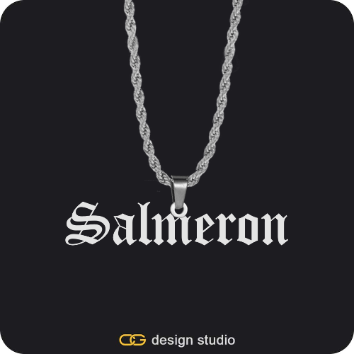 The Essential Name Necklace: Looped,Item Personalization