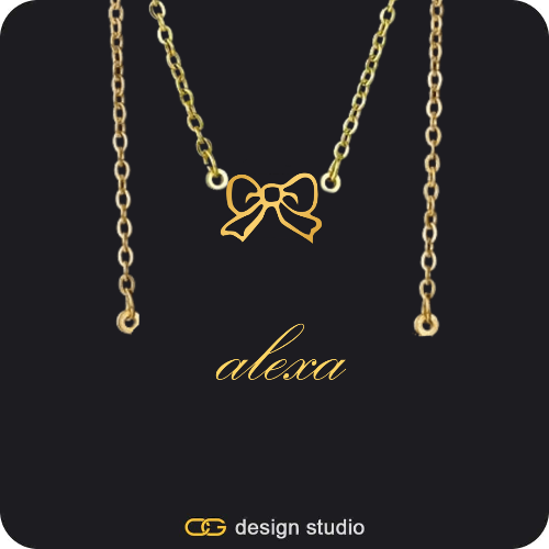 The Essential Name Necklace: Double Layer