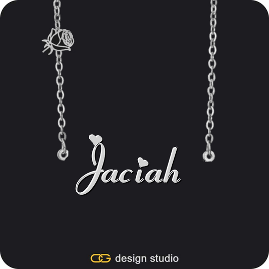 The Essential Name Necklace: Charm