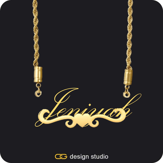 The Essential Name Necklace: Underline,Item Personalization