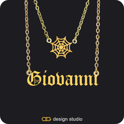 The Essential Name Necklace: Double Layer,The Essential Name Necklace: Double Layer