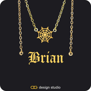 The Essential Name Necklace: Double Layer,The Essential Name Necklace: Double Layer