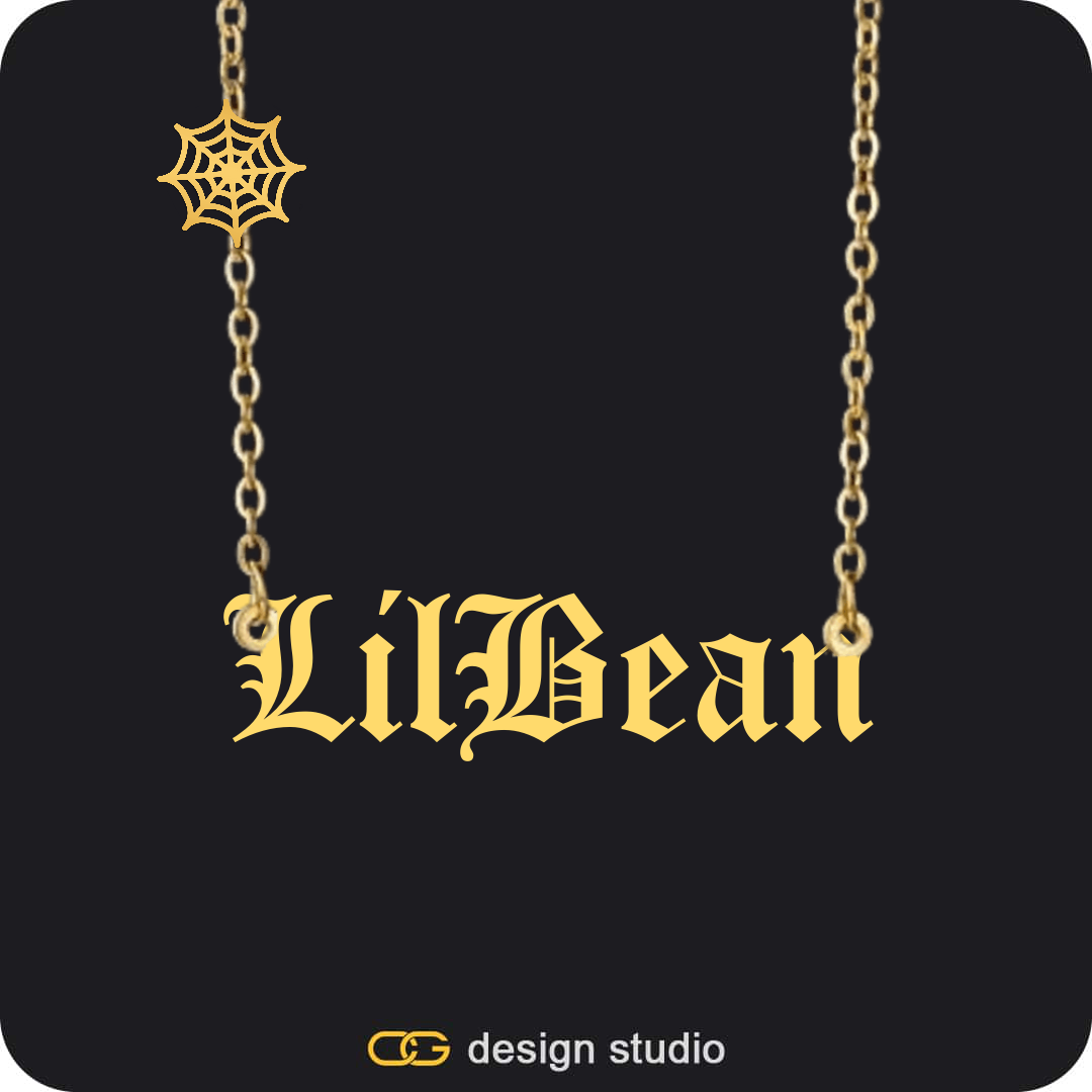 The Essential Name Necklace: Charm