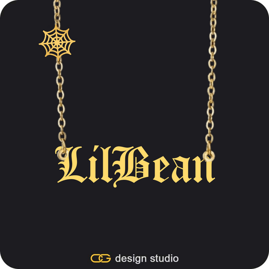 The Essential Name Necklace: Charm