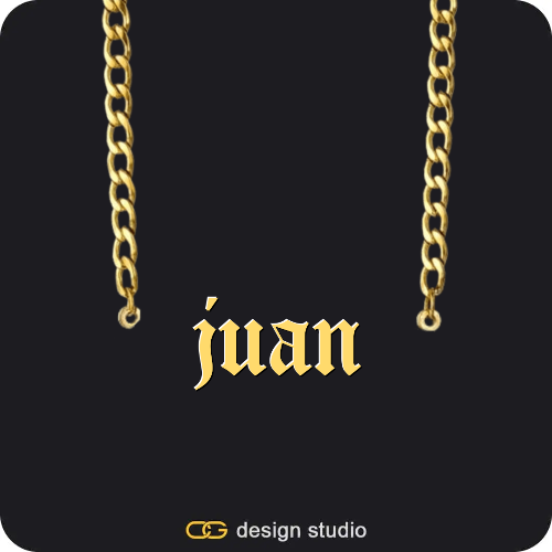 The Essential Name Necklace: Double Loop,The Essential Name Necklace,Item Personalization