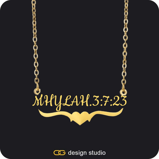 The Essential Name Necklace: Underline