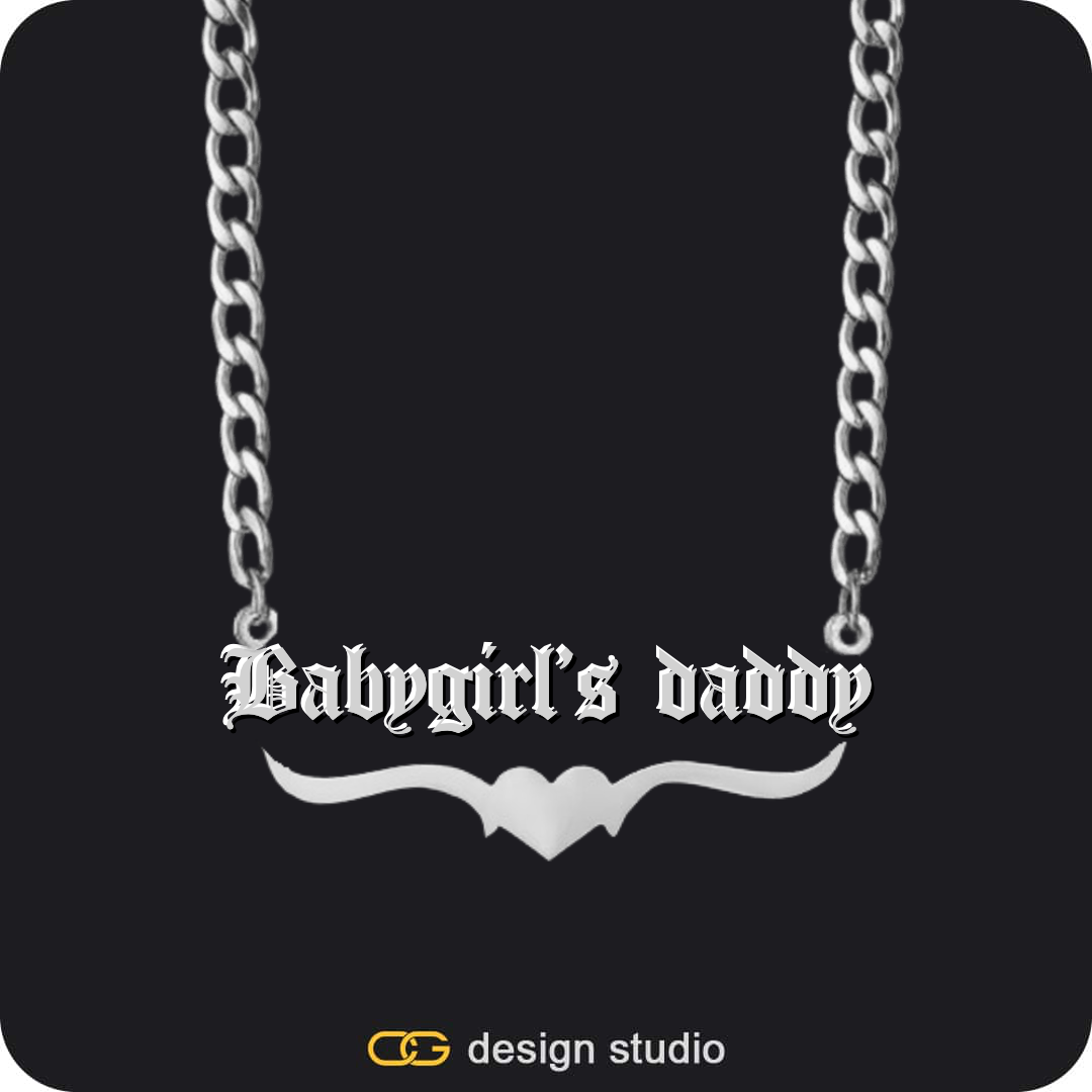 The Essential Name Necklace: Underline,Item Personalization,Custom Photo Pendant - Silver / Rectangle / Cuban (3mm),The Essential Name Necklace: Underline