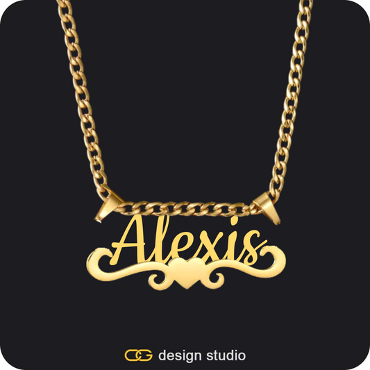 The Essential Name Necklace: Underline,Item Personalization