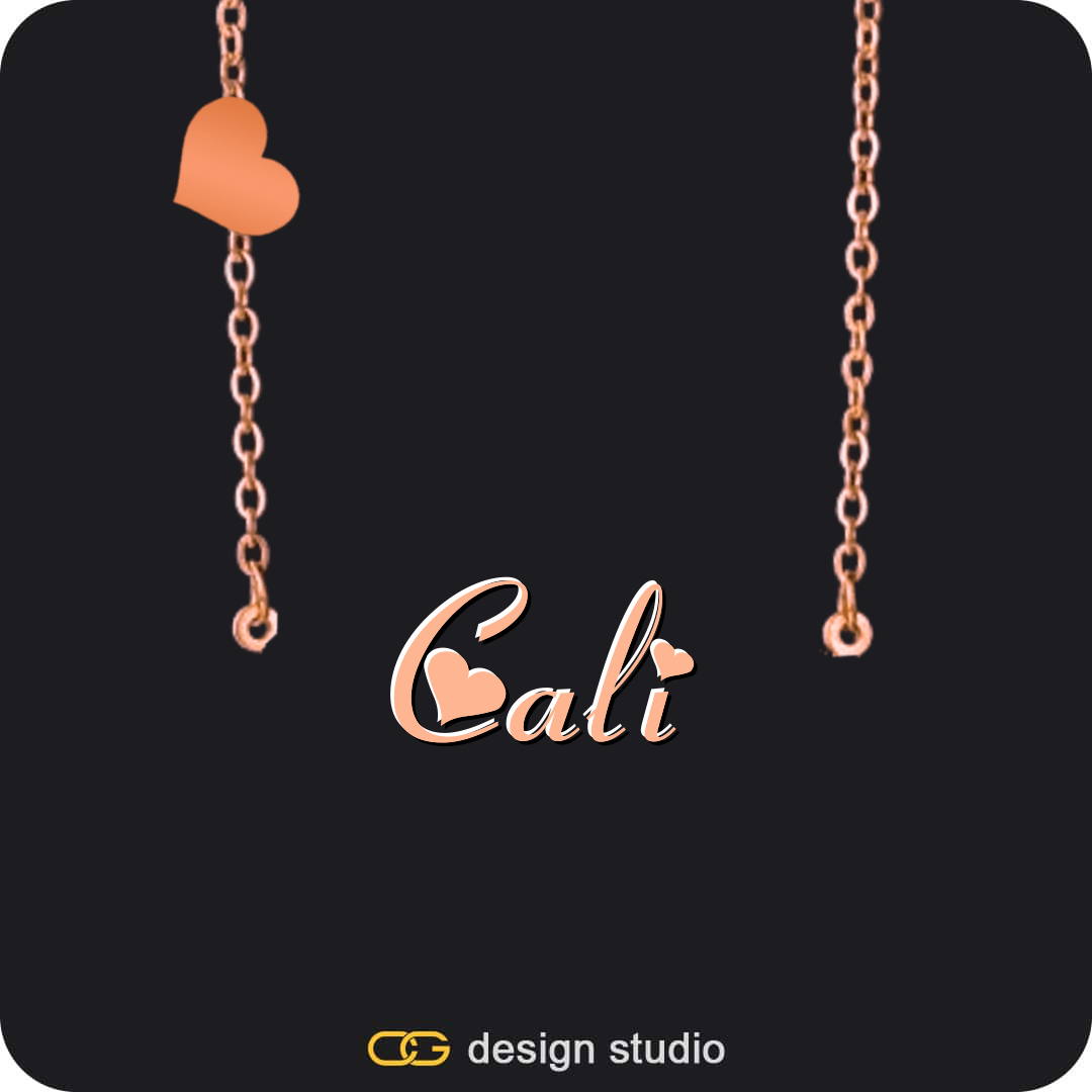 The Essential Name Necklace: Charm