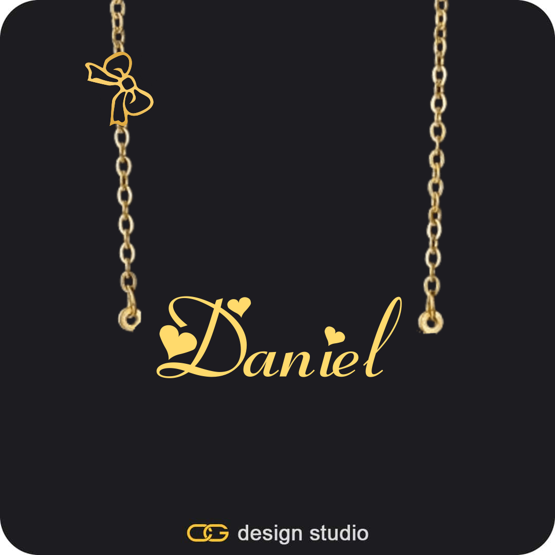 The Essential Name Necklace: Charm