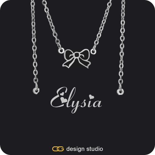 The Essential Name Necklace: Double Layer