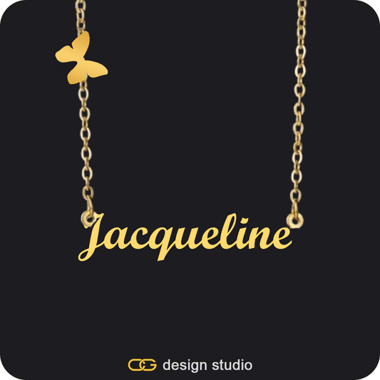 The Essential Name Necklace: Charm