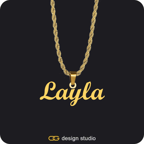 The Essential Name Necklace: Looped,Item Personalization