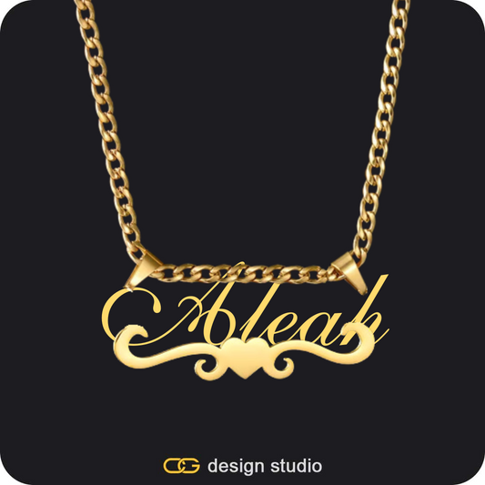 The Essential Name Necklace: Underline,Item Personalization