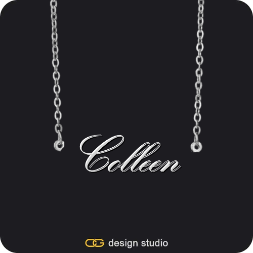 Custom Photo Pendant - Silver / Circle (3 cm) / Rope,The Essential Name Necklace