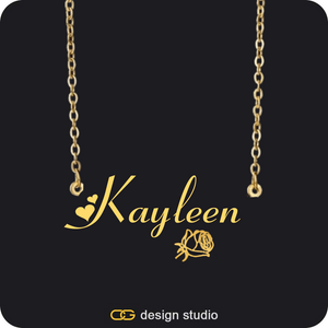 The Essential Name Necklace: Charm